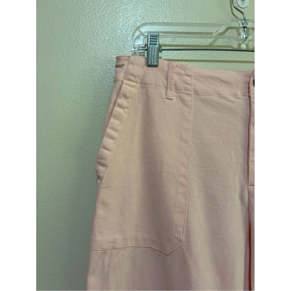 Wonderly Pastel Pink Wide Leg CottonTrousers size 8